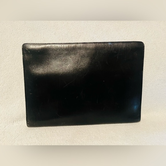 Bally Black Leather Large Clutch/Organizer - Picture 3 of 11